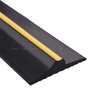 Kunden spezifische NBR PVC EPDM wasserdichte Garagentor schwelle Wetter dichtung streifen Boden Boden Gummi matte Form Flut barriere Schneiden