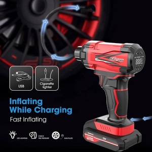 <span class=keywords><strong>Carsun</strong></span> เครื่องอัดอากาศไฟฟ้าแบบพกพาไร้สาย150psi 12V พร้อมที่เติมลมยางอัตโนมัติ2000mAh - Product Image 3