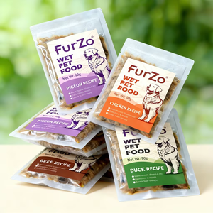 Paquetes de Comida Dietética Orgánica para Perros FurZo - Solución Nutricional Herbal con Fórmulas de Pollo, Pato y Res, Sin Granos, para el Cuidado Gastrointestinal - Product Image 1