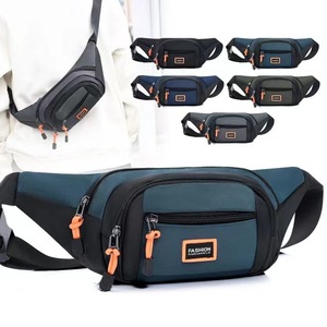 Men's Chest Bag Oxford Cloth Multi-layer Pocket Waist Bag Fashionable Leisure Travel Crossbody Bag - Product Image 1