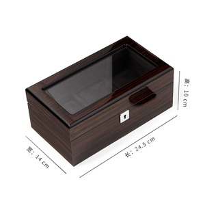 Trong Kho Đồng Hồ Bằng Gỗ Hộp Tổ Chức Trường Hợp Sang Trọng Cao Cấp <span class=keywords><strong>15</strong></span> Khe Cắm Hộp Đồng Hồ Hiển Thị Bên Ngoài Chống Nước Chống Bụi - Product Image 4