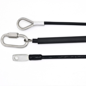 สายลวดเหล็กความแข็งแรงสูงสายคาร์บอนไฟเบอร์สายคล้องนิรภัยพร้อมขั้วต่อคุณภาพสูง - Product Image 1