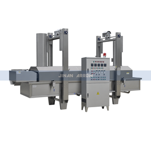 เครื่องผลิตขนมขบเคี้ยวทอดอัตโนมัติอเนกประสงค์ ได้รับการรับรองมาตรฐาน CE สายการผลิตโดริโทส เครื่องทำนาโช่รูปสามเหลี่ยม เตาอบ 400 กก./ชม. - Product Image 2