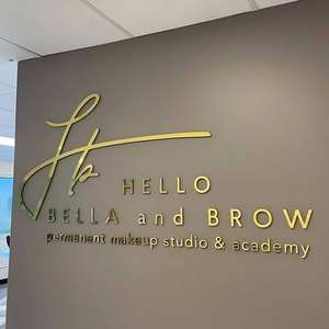 Publicidad Color acrílico corte láser logotipo personalizado letras Oficina recepción signo edificio señalización salón de belleza logotipo pared signo - Product Image 4