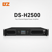 Amplificateur de puissance numérique professionnel OEM de classe D haute puissance 2 canaux 2500W avec PFC à large plage de tension pour enceinte Line Array