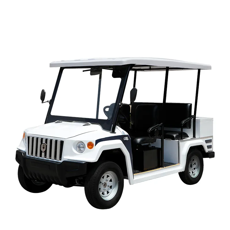 Trung Quốc Golf Cart Nhà Máy Bán Hàng Giá Rẻ Tuần Tra Xe Bốn Người 48V Điện Golf Cart