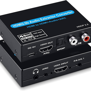Extracteur audio <span class=keywords><strong>HDMI</strong></span> 2.0B de qualité supérieure avec ARC4K/60HZ 18Gbps Convertisseur audio <span class=keywords><strong>HDMI</strong></span> <span class=keywords><strong>4K</strong></span> HDR3860*2160p - Product Image 1
