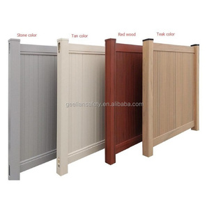Mỹ lowes Vinyl hàng rào tấm, 6'x8 'vinyl hàng rào bảng điều khiển/giá rẻ đầy đủ riêng tư hàng rào/Trinh Nữ PVC hàng rào (screwless thiết kế) - Product Image 3