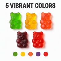 Bonbons Gélifiés Halal en Gros Forme Dessin Animé Doux et Moelleux Saveurs Personnalisées OEM Faible Teneur en Sucre Gommes aux Fruits en Sachet