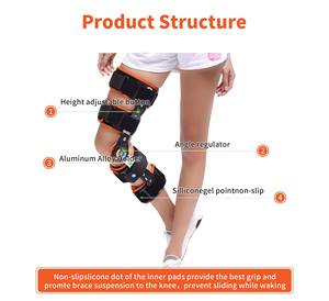 HKJD - Soporte Ortopédico Telescópico para Rodilla Postoperatorio, Ortesis de Rodilla con Bisagras y Rango de Movimiento Ajustable para Alivio del Dolor de Rodilla - Product Image 3