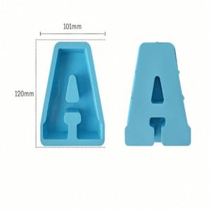 Moldes de Silicona para Velas con Letras Grandes y Logotipos de Marcas de Lujo, para Manualidades de Resina Epoxi, Decoración del Hogar - Product Image 1