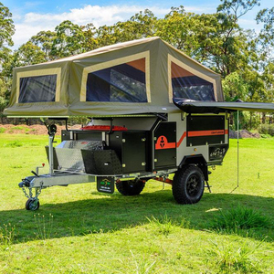 Ecocampor Remorque de camping pliable, <span class=keywords><strong>caravane</strong></span>, camping-car, camping-car à moteur avec chambre à coucher à vendre - Product Image 1