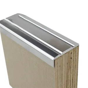 Proveedor de aluminio de fábrica, muro cortina de grano de madera, sección Z, sección, perfil de aluminio