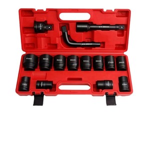 Presa per cannone <span class=keywords><strong>a</strong></span> vento da 1 pollice pesante <span class=keywords><strong>Set</strong></span> da 17 pezzi, Kit di riparazione automatica estesa e ispessita pneumatica esagonale 22mm-70mm - Product Image 4