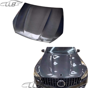 Cofano in Fibra di Carbonio di Alta Qualità con Clip per <span class=keywords><strong>Mercedes</strong></span>-Benz <span class=keywords><strong>GLC</strong></span> X253 <span class=keywords><strong>Coupé</strong></span> GLC300 GLC43 GLC63 AMG, Montaggio Rapido - Product Image 1