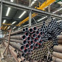 Tubería de Acero sin Costura ASTM A53 de Primera Calidad, Diámetro Recto Ordinario de 20 mm a 219 mm, para Materiales de Construcción