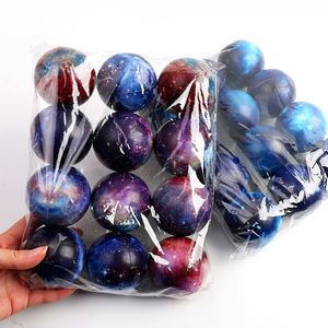 Pelotas Antiestrés de Espuma PU con Diseño de Cielo Estrellado, Juguetes Promocionales Económicos - Product Image 1
