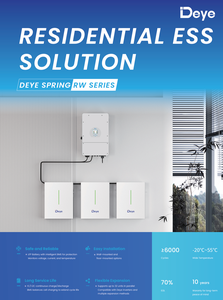 Deye EU Stok Güneş Enerjisi Depolama Bataryası 10.2kWh 6000 Döngü 200Ah RW-F10.2 BMS LiFePO4 Düşük Voltajlı Güneş Enerjisi Bataryası - Product Image 2