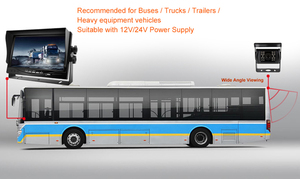 Iposter U Bracket 2 kênh 7 "Car Reverse Monitor + 2*18 hồng ngoại LED xe sao lưu máy ảnh - Product Image 3