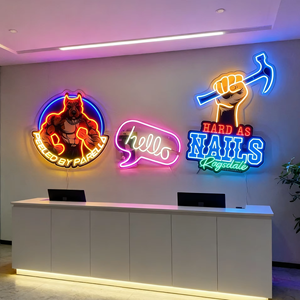Professional Custom UV Printed LED Neon <b>Sign</b> 3D Acrylic Mascot Logo <b>Light</b> for Business Branding Decor - Product Image 5