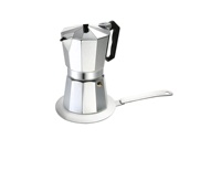 Petite plaque diffuseur de chaleur avec poignée en bakélite, cafetière italienne en acier inoxydable, induction