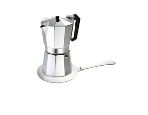 Petite <span class=keywords><strong>plaque</strong></span> diffuseur de chaleur avec poignée en bakélite, cafetière <span class=keywords><strong>italienne</strong></span> en acier inoxydable, induction - Product Image 4
