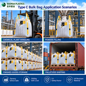 Bolsa a Granel Conductiva Tipo C FIBC de 1000kg, 1500kg, 2000kg UN1350 para Polvo de <span class=keywords><strong>Azufre</strong></span>, Antiestática, Suministro al por Mayor - Product Image 4