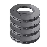 Pour BMW X6 Racing disque de frein mise à niveau 395mm carbone céramique roue avant Mod G05 G18 E53 E70 F15 F85 carbone céramique Rotor