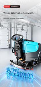 Smart Low Noise <b>Floor</b> Scrubber Walk Behind <b>Cleaning</b> <b>Machine</b> for Gym Canteen Supermarket Power Quiet and Efficient Clean - Product Image 4