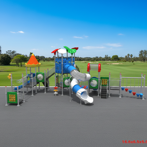 Cina fabbrica di <span class=keywords><strong>giochi</strong></span> per <span class=keywords><strong>bambini</strong></span> parco divertimenti all'aperto parco <span class=keywords><strong>giochi</strong></span> attrezzature di plastica scivolo giocattolo Set produttore - Product Image 2