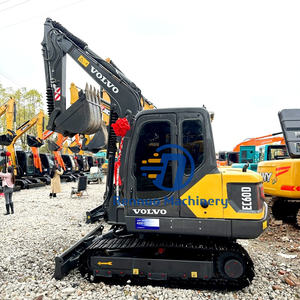 Manutenzione semplice usato 6ton <span class=keywords><strong>Volvo</strong></span> Mini escavatori cingolati di seconda mano importato EC55 60 escavatore per la vendita - Product Image 1