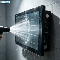 DYASUO PC Industrial de Panel Completo con Protección IP66 a Prueba de Agua y Polvo, PC Táctil Integrado sin Ventilador de 15, 17, 19, 21.5 Pulgadas, Chasis Industrial Resistente