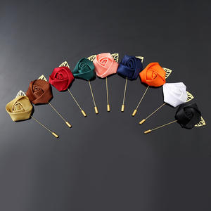 Broche de traje rosa para Ceremonia de boda para hombre - Product Image 1