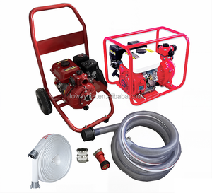 Pompe à eau industrielle agricole à haut débit pour la lutte contre les incendies, fonctionnant au gaz/essence - Product Image 1