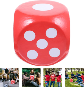 Large <strong>Dice</strong> Foam <strong>Dice</strong> 15, 20 ,30 ,40 50CM <strong>Big</strong> <strong>Dice</strong> for Party <strong>Game</strong> 6 Numbered <strong>Dice</strong> Custom Text