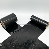 Pita TTR Resin Lilin Standar dengan Tinta di Dalam, Tahan Minyak, Stabil, Efisien, Ukuran 110mm*200m untuk Kertas Gloss, Label Pengiriman E-commerce