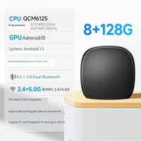 Mini Boîtier CarPlay AI avec Processeur Qualcomm Puissant 4+64G, Adaptateur Android, Kit de Liaison Miroir Téléphone, Compatible Netflix, YouTube, Waze, Spotify, Cartes
