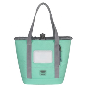 Insulated Cooler Bag 20L Mint Green Handle Zipper Closure Picnic Food Storage - Product Image 1
