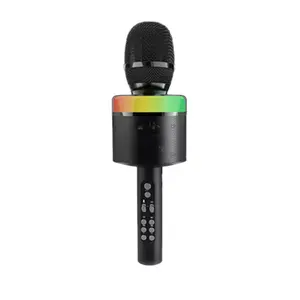 New Style Multi-functional S-088 OEM Wireless Karaoke Microphone with Colorful Lights