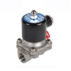 Válvula Solenoide COVNA DN25 de 1 Pulgada, 2 Vías, 220 VCA, Normalmente Cerrada, de Acero Inoxidable, 2W 250 25, para Agua - Product Image 1