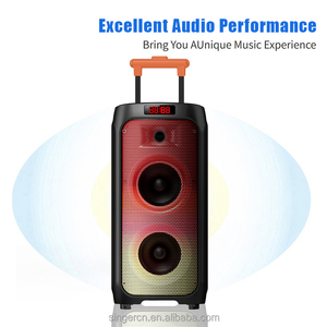 ABS-<span class=keywords><strong>206</strong></span>-01 Haut-parleur Bluetooth de haute qualité à double woofer pour DJ de fête avec prise en charge TF pour les fêtes en extérieur et l'utilisation en home cinéma - Product Image 3