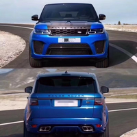 Les usines chinoises fabriquent des kits de carrosserie extérieure de voiture pour RANGE ROVER SPORT 2014-2017 mise à niveau vers le style 2018 SVR
