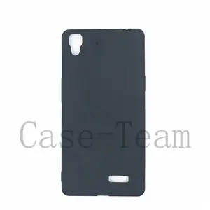 Manufacturer Wholesale Matte TPU Cases Soft Frosted Back Cover Silicone Mobile Phone Case For OPPO R7 Lite Black