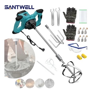 Mélangeur électrique portatif 6 vitesses 700W~1100W/2000W~3500W pour ciment/béton/peinture, perceuse industrielle - Product Image 1