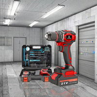 Mini Taladro Inalámbrico con Batería de Litio, 21V, Velocidad Variable, 3000 RPM, 65Nm de Torque, Mandril de 10mm, Uso Industrial, Personalizable OEM