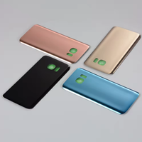 Para Samsung Galaxy S7 S8 S9 S10 S10 Plus, cubierta trasera de cristal para batería, carcasa de puerta trasera para Samsung S7 S8 S9 S10, cristal trasero