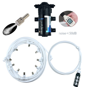 Semprotan Kabut Pendingin 10M, Pompa Air Senyap Lubang Disinfeksi dengan 70 PSI DC 24V Senyap - Product Image 4