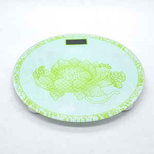 Balance personnelle 26x26cm avec écran LCD, verre trempé, impression sérigraphique personnalisable, prise en charge OEM ODM, précision 0,1g - Product Image 5