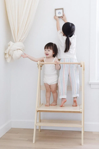 Taburete de Cocina Doble para Niños Pequeños, <span class=keywords><strong>Torre</strong></span> de Cocina Ajustable para Gemelos - Product Image 6