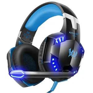 Factory Supply G2000 Surround Sound Gaming Headset Stylish Headphones Over Ear Headband Wired Earphones with Microphone